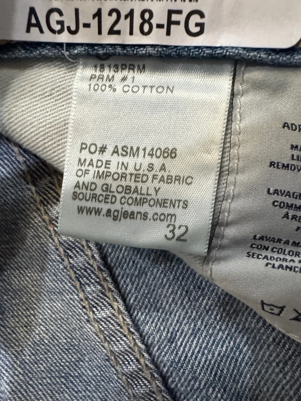 Ag Adriano Goldschmied Men's Straight Leg Denim Jeans - Blue Wash